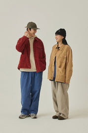 Two Tuck Wide Kation Pants (Blue)