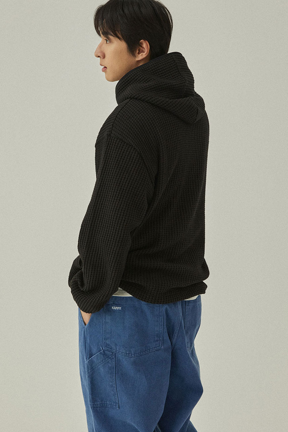 Two Tuck Wide Kation Pants (Blue)