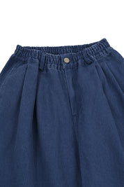 Two Tuck Wide Kation Pants (Blue)