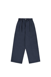 Two Tuck Wide Kation Pants (Dark Grey)