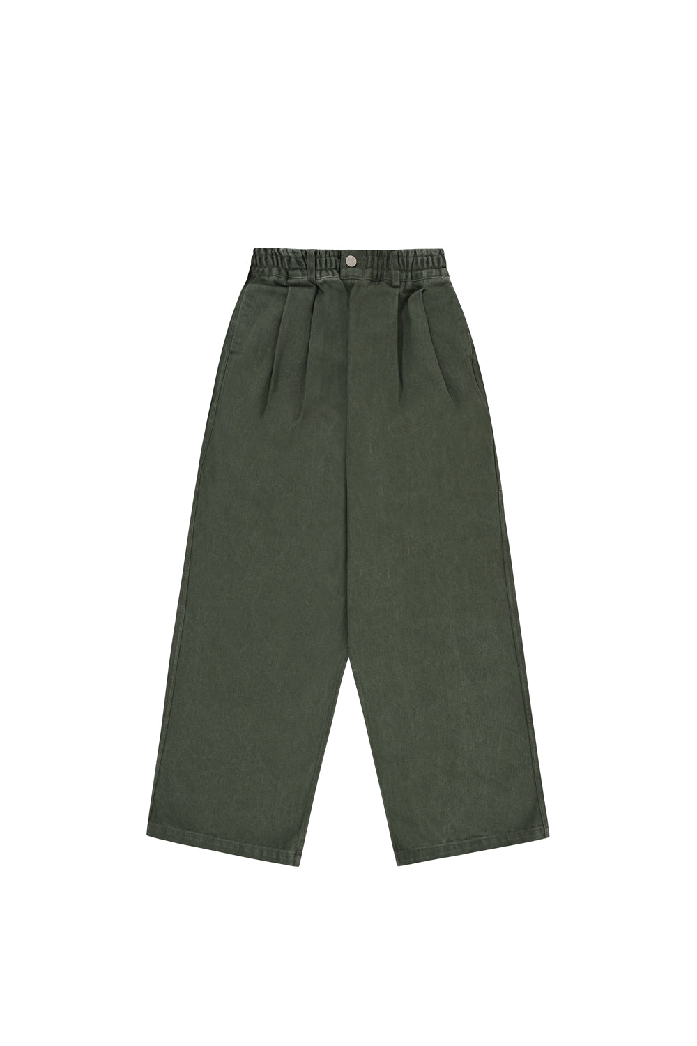 Two Tuck Wide Kation Pants (Khaki)