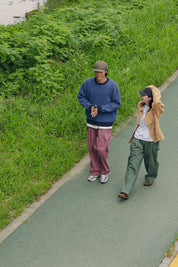 Two Tuck Wide Kation Pants (Khaki)