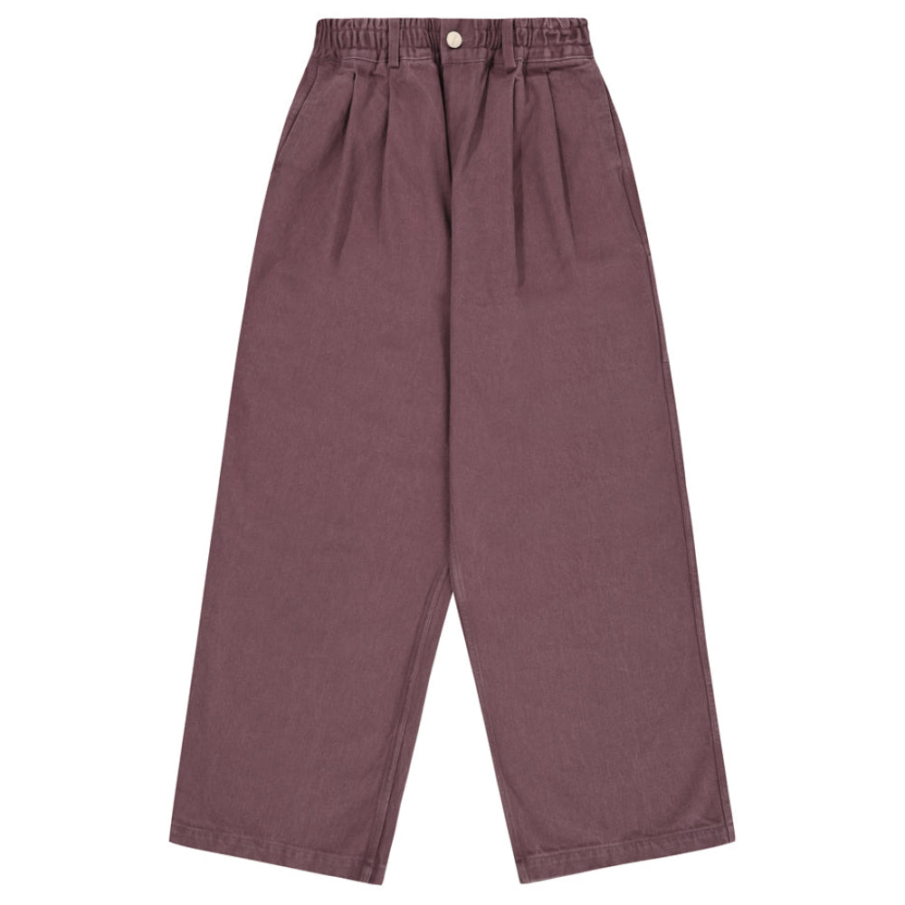 Maroon pants on a white background