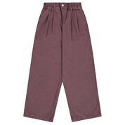 Maroon pants on a white background