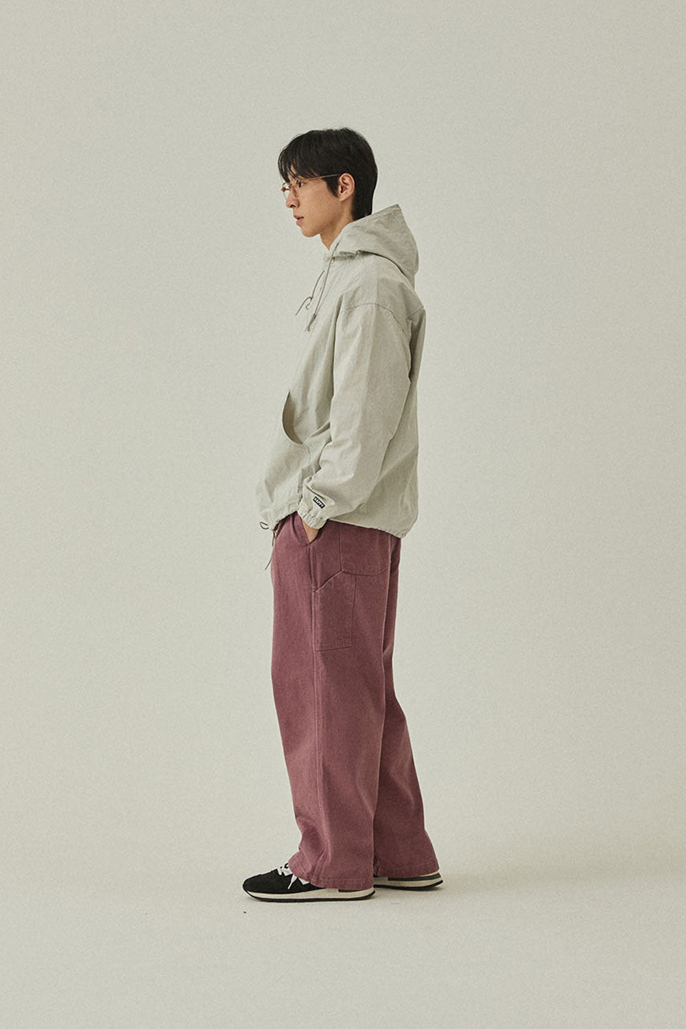 Two Tuck Wide Kation Pants (Purple)