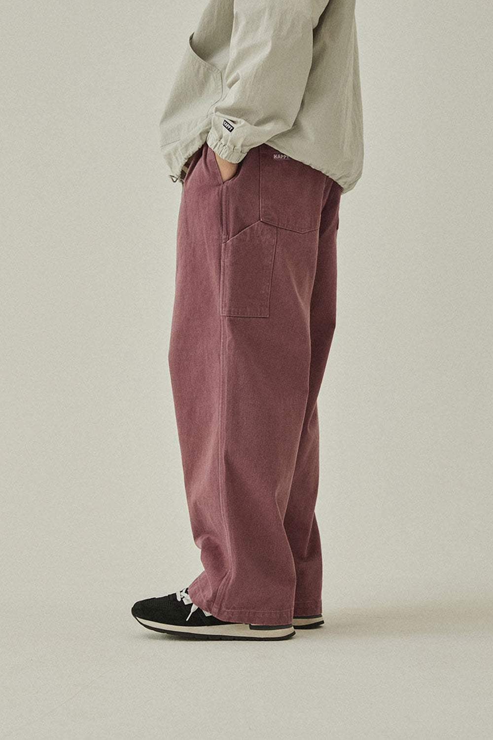 Two Tuck Wide Kation Pants (Purple)