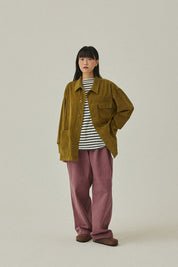 Two Tuck Wide Kation Pants (Purple)