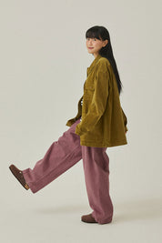 Two Tuck Wide Kation Pants (Purple)