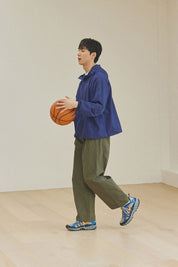 Two Tuck Wide Pants (Khaki)