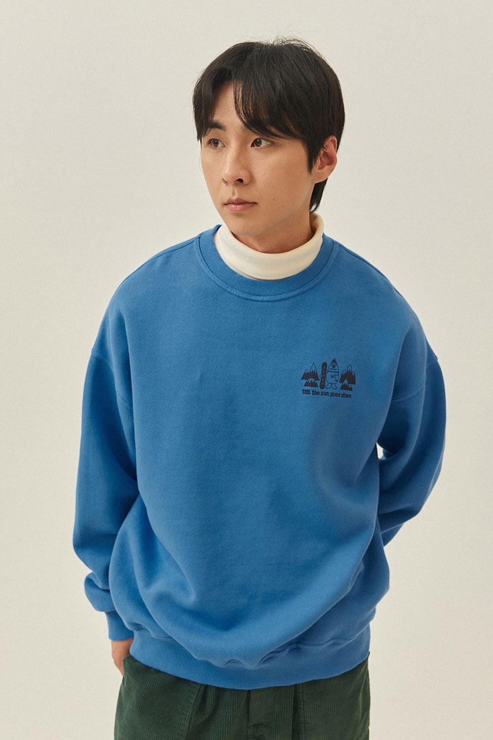 Yeti Fluff Sweatshirt (Blue)