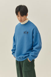 Yeti Fluff Sweatshirt (Blue)