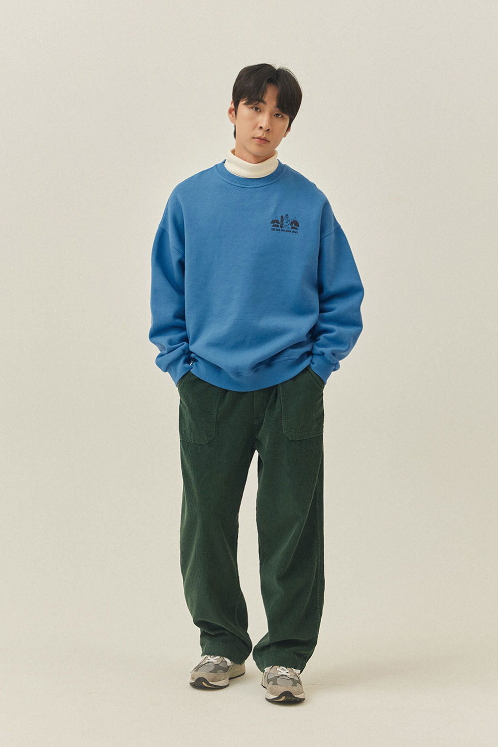 Yeti Fluff Sweatshirt (Blue)