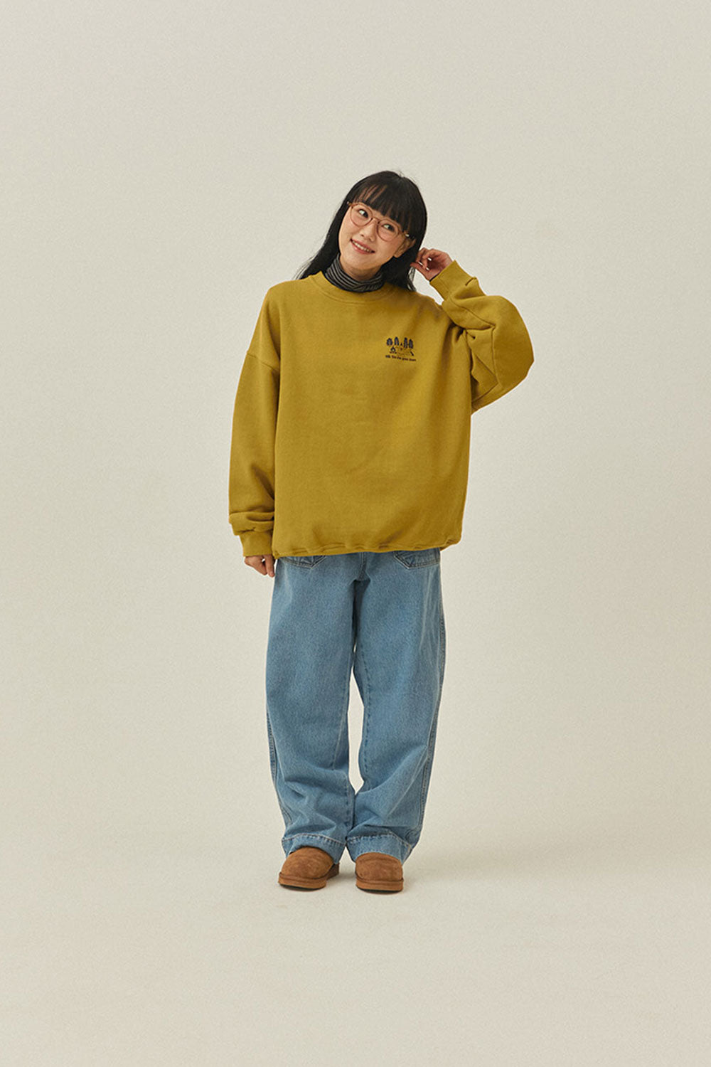 Yeti Fluff Sweatshirt (Mustard)