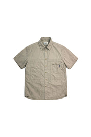Pocket Utility Half Shirt (Beige)