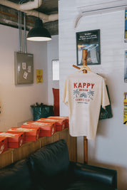 Palm Coast Half T-shirt (Cream)